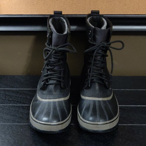 Sorel 1964 Premium T Snow Boots Waterproof Black Men's SIZE 9 - Picture 3 of 11